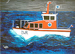 Karlheinz Lauber - Rettungsboot am Laubersee